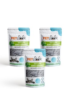 Petlook Active Carbon Kedi Kumu Koku Giderici Kokusuz 3 x 300 G Petlook Active Carbon Kedi Kumu Koku Giderici Kokusuz 3 x 300 G