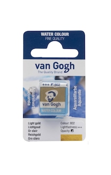 Talens Van Gogh Tablet Suluboya 1/2 Light Gold 802 Talens Van Gogh Tablet Suluboya 1/2 Light Gold 802