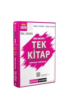 Pegem 2026 Kpss Ön Lisans Konu Anlatımlı Tek Kitap Pegem Akademi Pegem 2026 Kpss Ön Lisans Konu Anlatımlı Tek Kitap Pegem Akademi