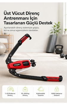 Hidrolik Power Twister 10-200 Kg Ayarlanabilir Dirençli Göğüs Ve Kol Egzersiz Aleti Hidrolik Power Twister 10-200 Kg Ayarlanabilir Dirençli Göğüs Ve Kol Egzersiz Aleti