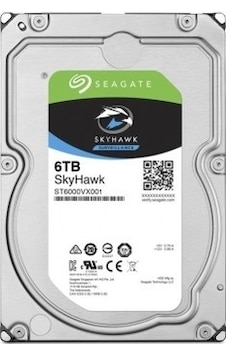 6TB SEAGATE SKYHAWK 256 MB 7/24 RV ST6000VX001