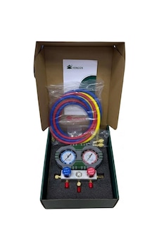 Hongsen Hs-s60-104 Manifold Gaz Şarj Saati R410a, R407c, R404a, R134a Hongsen Hs-s60-104 Manifold Gaz Şarj Saati R410a, R407c, R404a, R134a