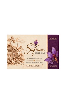 Safran Şekerleme Kahveli Lokum 350 G Safran Şekerleme Kahveli Lokum 350 G