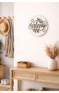 Welcome Yazılı Mdf Duvar Dekoru Leopar Desenli Kumaş Harfli Modern Karşılama Tablosu Beyaz Welcome Yazılı Mdf Duvar Dekoru Leopar Desenli Kumaş Harfli Modern Karşılama Tablosu Beyaz