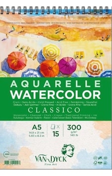 Esmo Van Dyck Classico Dokulu Coldpress A5 Üstten Spiralli 15 Yp Esmo Van Dyck Classico Dokulu Coldpress A5 Üstten Spiralli 15 Yp