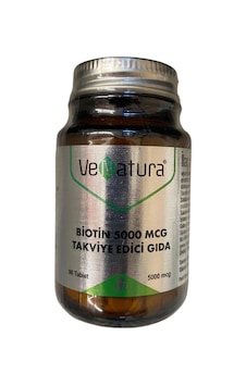 Venatura Biotin 5000 Mcg 90 Tablet (8683229901031) Venatura Biotin 5000 Mcg 90 Tablet (8683229901031)
