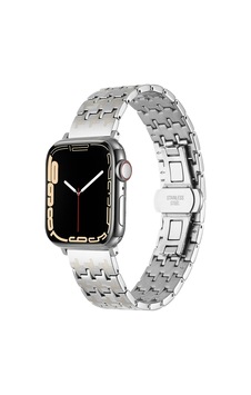 Apple Uyumlu Watch 44mm Zore Krd-86 Metal Kordon Apple Uyumlu Watch 44mm Zore Krd-86 Metal Kordon