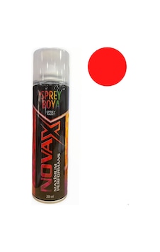 Kırmızı Sprey Boya 200 Ml Novax Kırmızı Sprey Boya 200 Ml Novax