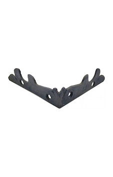 Antika Tarz Dekoratif Pirinç Lale Köşe Gönye - Yan, 105x105 Mm, Oksit 11 Antika Tarz Dekoratif Pirinç Lale Köşe Gönye - Yan, 105x105 Mm, Oksit 11