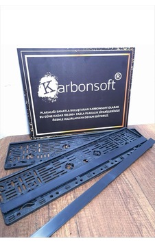 Karbonsoft 2 Adet Araç Oto Plakalık Karbonnm509 Karbonsoft 2 Adet Araç Oto Plakalık Karbonnm509