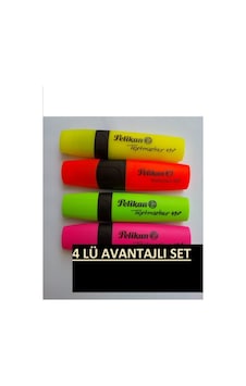 Fosforlu Kalem Set 4 Lü Sarı Fosforlu Kalem Set 4 Lü Sarı