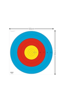 Monk Hedef Kağıdı 80 Cm 6 Halka 10'lu Paket Monk Hedef Kağıdı 80 Cm 6 Halka 10'lu Paket
