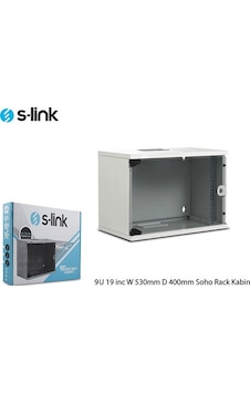 S-link Sl-u9 Yeni Nesil 9u 530x400 19 İnc W Soho Rack Kabin