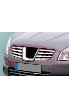 Nissan Qashqai Krom Ön Panjur 2007-2010 8Parça Paslanmaz Çelik N11.35 Nissan Qashqai Krom Ön Panjur 2007-2010 8Parça Paslanmaz Çelik N11.35