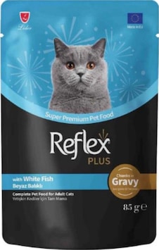 Reflex Plus Sos İçinde Parça Balık Etli Yetişkin Kedi Konservesi 85 Gr Reflex Plus Sos İçinde Parça Balık Etli Yetişkin Kedi Konservesi 85 Gr