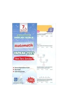 7.Sınıf Matematik Yaprak Test Bulut Eğitim