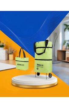 Astraltech Katlanabilir Alışveriş Çantası Katlanabilir Pazar Arabası Tekerlekli Pazar
