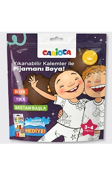 Carioca Boyanabilir Pijama-keçeli Kalem 3-4 Yaş Ln-80010 Renkli Carioca Boyanabilir Pijama-keçeli Kalem 3-4 Yaş Ln-80010 Renkli