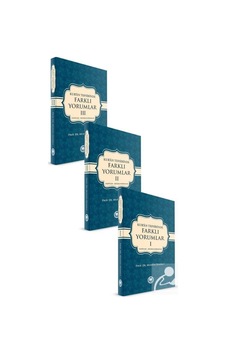 Kuran Tefsirinde Farklı Yorumlar Seti - 3 Kitap Takım - Muhsin Demirci - M. Ü. İlahiyat Fakültesi Vakfı Yayı Kuran Tefsirinde Farklı Yorumlar Seti - 3 Kitap Takım - Muhsin Demirci - M. Ü. İlahiyat Fakültesi Vakfı Yayı
