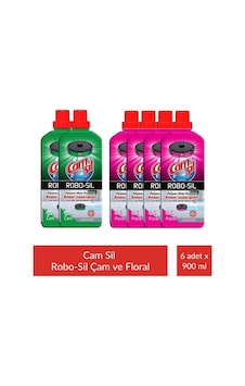 Camsil Robo-sil Floral Yüzey Temizleyici 900 Ml X 4 Adet + Camsil Robo-sil Çam Yüzey Temizleyici 900 Ml X 2 Adet 6'lı Set Camsil Robo-sil Floral Yüzey Temizleyici 900 Ml X 4 Adet + Camsil Robo-sil Çam Yüzey Temizleyici 900 Ml X 2 Adet 6'lı Set