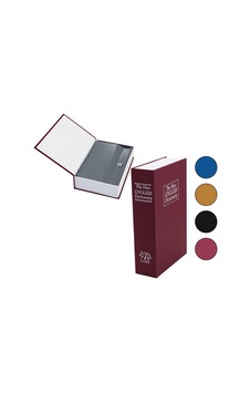 Homesafe Booksafe Baysa-1760 Kbs-802 Büyük Kitap Modeli Kilitli Kasa & Kumbara 240x155x55mm