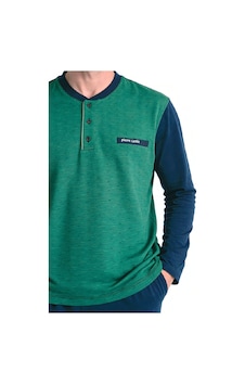 Pierre Cardin 6142 Erkek Uzun Kollu Yakası Düğmeli Jakarlı Pijama Takımı-yeşil Yesil Pierre Cardin 6142 Erkek Uzun Kollu Yakası Düğmeli Jakarlı Pijama Takımı-yeşil Yesil