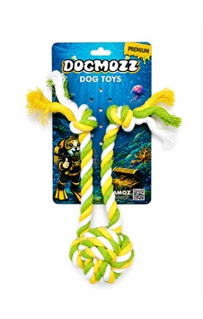 Dogmozz Premium 2 İpli Top Oyuncak 20 Cm