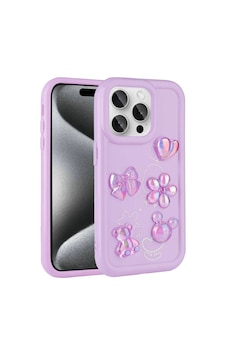 Apple iPhone Uyumlu 15 Pro Max Kılıf Kabartma Figürlü Parlak Zore Toys Silikon Kapak Çok Renkli Apple iPhone Uyumlu 15 Pro Max Kılıf Kabartma Figürlü Parlak Zore Toys Silikon Kapak Çok Renkli
