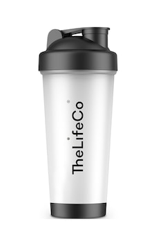 Thelifeco Shaker 400 Ml Beyaz - Siyah