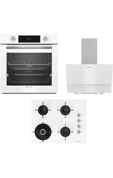 Grundig GEBM 12302 W - GIGL 622410 W - GDSP 2474 BW Beyaz Ankastre Set Grundig GEBM 12302 W - GIGL 622410 W - GDSP 2474 BW Beyaz Ankastre Set