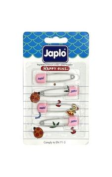 Japlo Emniyetli Çengelli Bebek İğnesi Pembe 4'lü Çok Renkli Japlo Emniyetli Çengelli Bebek İğnesi Pembe 4'lü Çok Renkli
