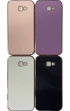 Samsung Galaxy Uyumlu A7 2017 Parlak Kenarlı Laser Silikon Kılıf Samsung Galaxy Uyumlu A7 2017 Parlak Kenarlı Laser Silikon Kılıf