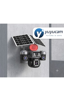 4g Solar Panelli 4 Kameralı Güvenlik Kamerası