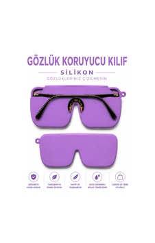 Silikon Gözlük Kılıfı, Asılabilir, Katlanabilir, Çantada Yer Kaplamaz- Lila - 904898021 Silikon Gözlük Kılıfı, Asılabilir, Katlanabilir, Çantada Yer Kaplamaz- Lila - 904898021