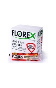 Florex Büzgülü Çilek Kokulu Büyük Boy Çöp Torbası Florex Büzgülü Çilek Kokulu Büyük Boy Çöp Torbası