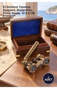 1 Adet Ahşap Kutulu Pirinç Dürbün El Dürbünü Teleskop Spyglass, Ahşap Kutu, Pirinç Gövde, 10 X 5 Cm Diğer 1 Adet Ahşap Kutulu Pirinç Dürbün El Dürbünü Teleskop Spyglass, Ahşap Kutu, Pirinç Gövde, 10 X 5 Cm Diğer