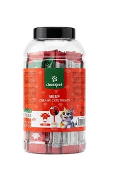 Cloverpet Kavanoz Krema Biftekli Kedi Ödül Maması 30x14 Gr Cloverpet Kavanoz Krema Biftekli Kedi Ödül Maması 30x14 Gr