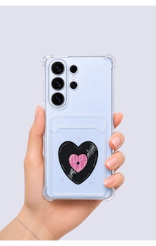 Samsung Uyumlu Galaxy S26 Ultra Kartlıklı Vinly Desenli Kılıf Şeffaf Samsung Uyumlu Galaxy S26 Ultra Kartlıklı Vinly Desenli Kılıf Şeffaf