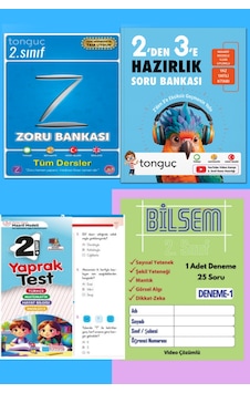 Tonguç 2. Sınıf Zoru Bankası Tüm Dersler Ve 2'den 3'e Hazırlık Kitabı Ile Yaprak Test 3' Lü Seti Tonguç 2. Sınıf Zoru Bankası Tüm Dersler Ve 2'den 3'e Hazırlık Kitabı Ile Yaprak Test 3' Lü Seti