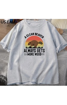 Flood Of Style Temiz Bir Kunduz Her Zaman Daha Ahşap T Shirt Erkekler Komik Yetişkin Mizah T-shirt Pamuklu T Gri Flood Of Style Temiz Bir Kunduz Her Zaman Daha Ahşap T Shirt Erkekler Komik Yetişkin Mizah T-shirt Pamuklu T Gri