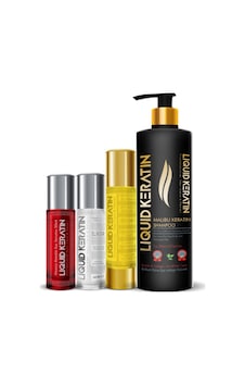 Liquid Keratin Dökülme Karşıtı Keratin Bakım 4'lü Set Liquid Keratin Dökülme Karşıtı Keratin Bakım 4'lü Set