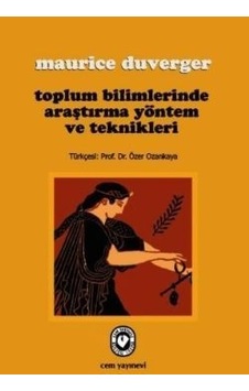 Toplum Bilimlerinde Araştırma Yöntem ve Teknikleri - Maurice Duverger - Cem Yayınevi