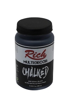 Rich Multi Decor Chalked Ultra Mat Akrilik 250 Cc 4580 Siyah Siyah Rich Multi Decor Chalked Ultra Mat Akrilik 250 Cc 4580 Siyah Siyah