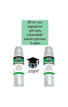 28 Ml Sıvı Yapıştırıcı Çift Uçlu Yıkanabilir Toksit İçermez 2 Adet 28 Ml Sıvı Yapıştırıcı Çift Uçlu Yıkanabilir Toksit İçermez 2 Adet