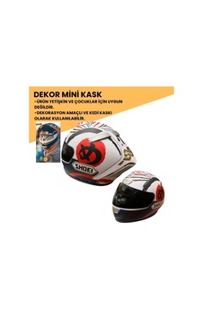 Gear5 Dekor Mini Kask Beyaz Kırmızı Siyah Grafik Kd9 Gear5 Dekor Mini Kask Beyaz Kırmızı Siyah Grafik Kd9
