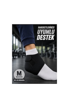 M Beden Cırtlı Topuk Çorabı 40-45 Numara Esnek Topuk Ve Ayak Desteği - M Beden Cırtlı Topuk Çorabı 40-45 Numara Esnek Topuk Ve Ayak Desteği -
