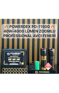 Powerdex Pd-11500 40 Watt 4000 Lümen Profesyonel Avcı El Feneri Powerdex Pd-11500 40 Watt 4000 Lümen Profesyonel Avcı El Feneri