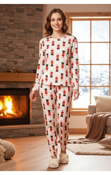 Remsa Kadın Kalp Desenli Comfort Pijama Takımı 0510 Toz Pembe Toz Pembe Remsa Kadın Kalp Desenli Comfort Pijama Takımı 0510 Toz Pembe Toz Pembe