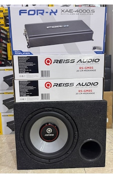 Rs-ux12 30cm Bass Rs-gm8s 20cm İki Takım Midrange Xae-4000.5 5 Kanallı Anfi Rs-ux12 30cm Bass Rs-gm8s 20cm İki Takım Midrange Xae-4000.5 5 Kanallı Anfi