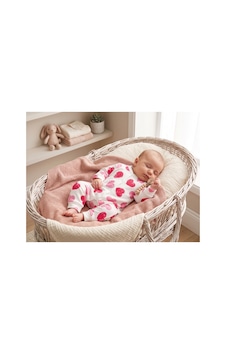Deniva Kids Kız Bebek Pembe Kalpli Fitilli Kaşkorse Uzun Kollu Düğmeli Pamuklu Tulum - Beyaz 3 - 6 Ay Deniva Kids Kız Bebek Pembe Kalpli Fitilli Kaşkorse Uzun Kollu Düğmeli Pamuklu Tulum - Beyaz 3 - 6 Ay